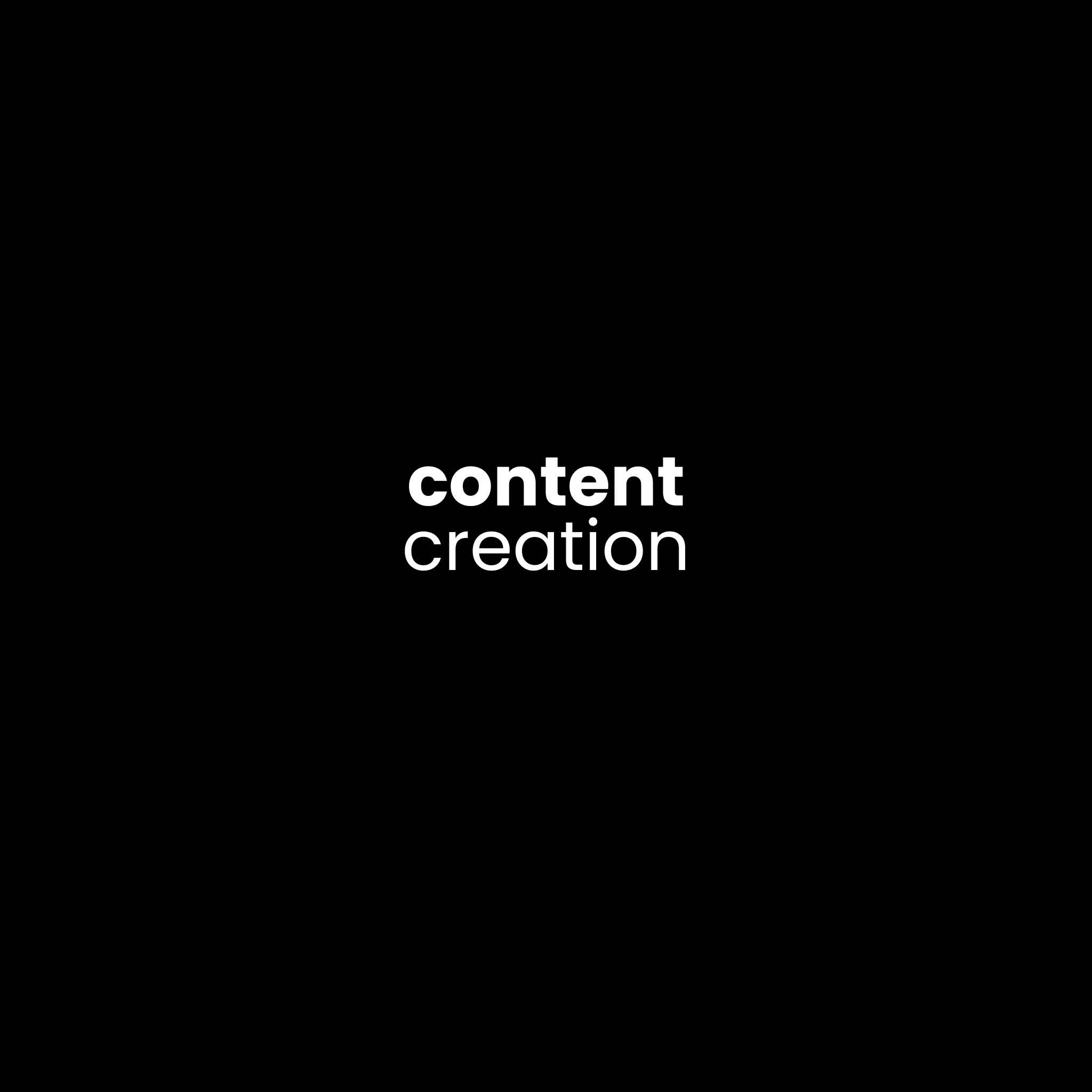 Content Creation